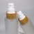 Import 20~100ml Glass Frosted bamboo cover bottle ,lotion pump and spray pump bottle cosmetics packaging wholesale and retail from China