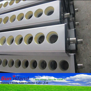 2016 Latest Square Shaped Solar Collector Manifold with ETC 581800mm Solar Vacuum Tubes