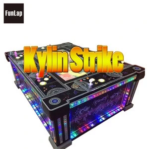 2018 kylin strike coin operated shooting fish game machine