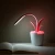 Import 2018 new 3-level brightness Dimmable LED Desk light clivia shape table lamp with 7 color atmosphere night light changing from China