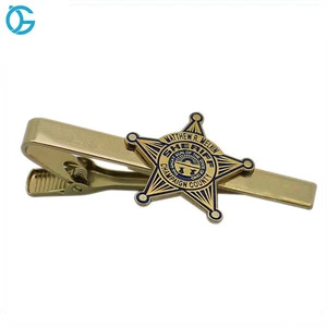 2018 new personalized cheap tie pin logo tie bar custom men tie clip formal business individuality for work or wedding banquet