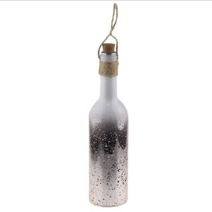2019 new glass wine bottle  type design hurricane glass lanterns hold