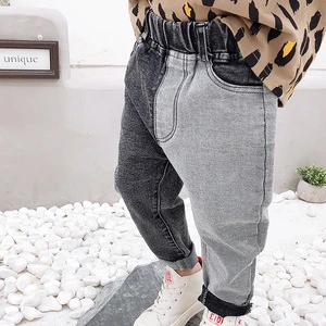 2019 spring casual western style kid trousers baby boy denim jeans