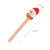 Import 2020 Christmas Theme Series Creative New Cartoon Silicone Scraper With Bamboo Handle Kitchen Gadgets from China