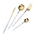 Import 2020  gold stainless steel cutlery sets fashion  plated flatware sets from China