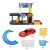 Import 2020 new products car wash station play set parking slot toys with light and music battery operated changed color die cast car from China