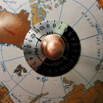 2020 new style 25cm Blue Geography  Paper World Globe