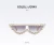 Import 2020 newest fashion sun glasses women bling diamond cat eye shade sunglasses luxury from China