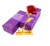 Import 2020 Shopfiy Hot Sale 24K Gold Rose Valentine&#x27;s Day Gift Box Set Galaxy Rose Present Artificial Flower Plated Rose Birthday from China