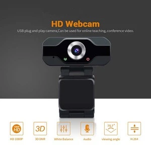 2020 Webcam 1080P  HD USB2.0 Computer USB Webcam for PC with Mic Desktop Laptop