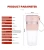 Import 2021 factory direct Juicer Cup Rechargeable Juicer Home blender Electric Fruit Juicer from China