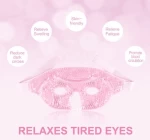 2021 High Quality Cold Gel Pack Cooling Beads Eye Mask Cold And Hot Gel Pack Eye Mask