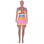 2021 New Arrivals Spring Summer Clothing  sequin dresses women party Bandage dress