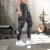 Import 2021 New design black stretch track pants men casual comfortable trousers from China