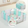 2021 New Product Home Kindergarten Use Plastic Material Play Fence Baby Playpen