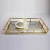 Import 2021 wholesale high quality stainless steel gold plated mirror tray from China