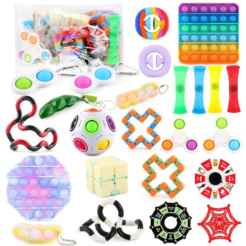 2021Hot sell Fidget Sensory  Combination Set Toy Autism Kids and Adult relieve stress Toy set