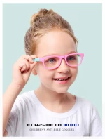 2022 Hot Sale New Fashion Flexible Blue Light Blocking Glasses Kids Anti Blue Light Glasses Tepp Eyewear Glasses
