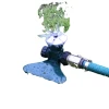 2024 Top quality garden lawn 360 degree automatic plastic multi-head water sprinkler