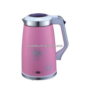 2.0L 1000W Korea Stainless Mini Travel Electric Kettle with double thermostat