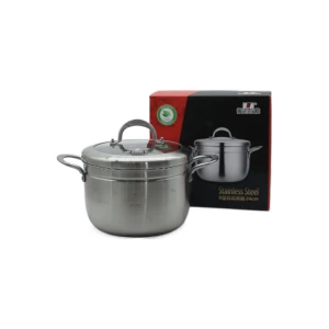 22/24/26cm Stock Pots Cooking Steamer Pot Stainless Steel For Instant Food Cooking