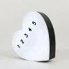 22cm love heart shape battery powered manufacturer advertising light panel box with letters light box