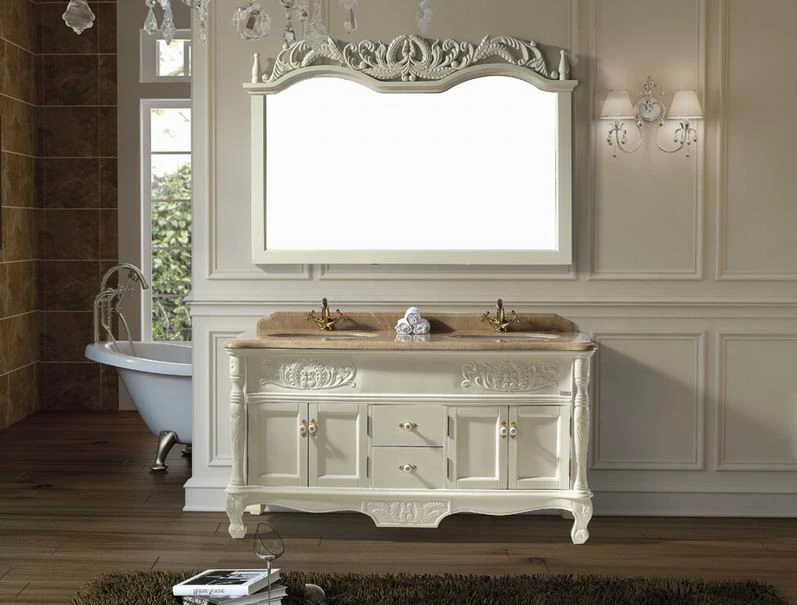 24 inch bathroom vanity,antique solid wood vanities,double sink bathroom furniture