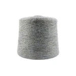 2/48NM Angora hairy like viscose nylon PBT blended soft core spun yarn with 120 stock colors
