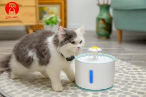 2.4L Automatic Cat Water Fountain LED Electric Mute Water Feeder USB Dog Pet Drinker Bowl Pet Drinking Dispenser For Cat Dog