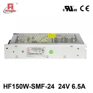 24V 6.5A HF150W-SMF-24 Hengfu SMPS single output AC DC slim CE switching power supply
