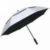 27" Auto Open High Quality Promotional Gifts Silver Top UV Protective Golf Umbrella