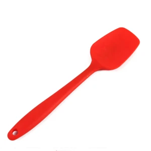 28cm large one-piece high temperature resistant silicone cake spatula DIY baking tool cream spatula mixing spatula