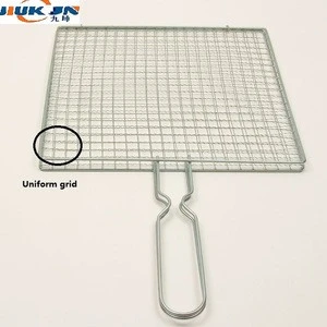 304 Stainless steel bbq fish grill net// BBQ Grill Wire Mesh for Chicken Roast