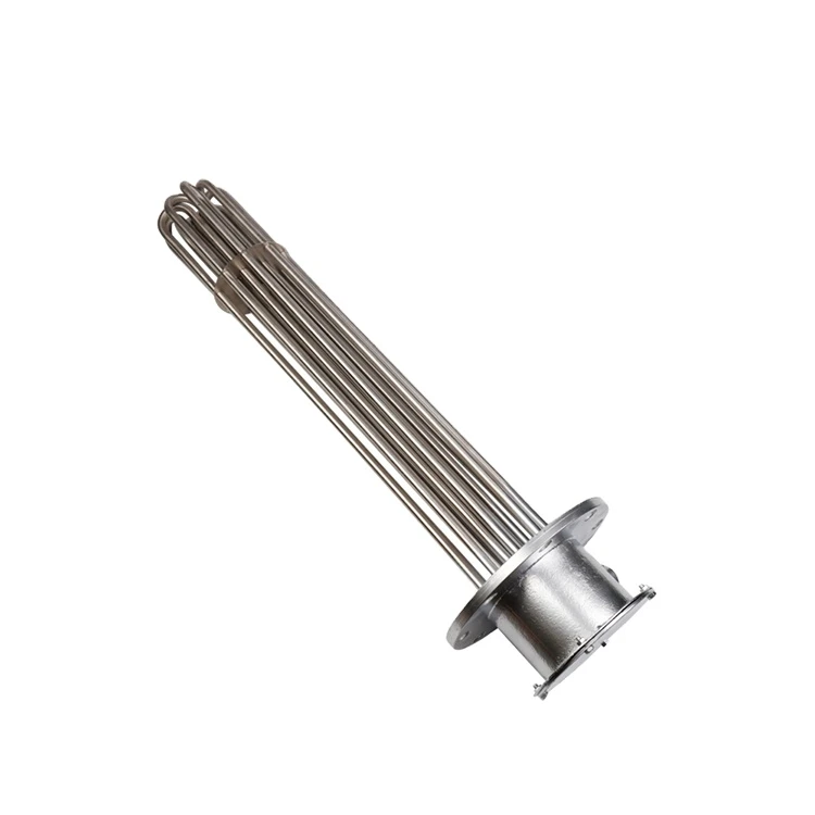304 stainless steel Industrial flange flexible air tubular heater heating element