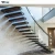 Import 304 stainless steel standoff fittings glass railing  balustrade system tempered glass railing indoor stair standoffs from China