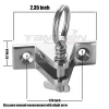 316 Stainless Steel Marine hardware Bimini Top 90 Degree Deck Hinge with quick pin for Boat accessory Cover