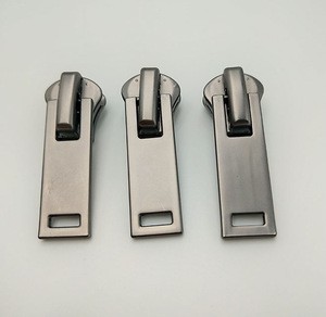 3#,5#,8#  Custom Logo Nickel-Free Metal Zipper Sliders and zipper Pullers