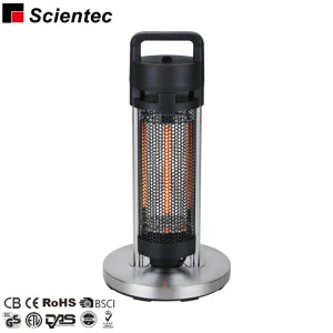 360 degree tip-over safety switch  IP44 1200W aluminium alloy frame portable electric home heater
