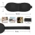 Import 3D Contoured Sleep Eye Mask for Men Women Cup Adjustable Sleeping Mask Blindfold Concave Molded Night Sleep for Cosmetic travel from China