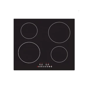 4 Burner Built-in Cooktop Timer 9 Power Settings Cast Iron Induction Cooker 4 Plate
