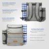 4 Person Picnic Set insulated backpack food cooler bag