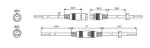 4 Pins Cables 4 core fiber optic cable