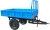 Import 4 wheel 5 ton flat dump trailer with agriculture farm tractor from China