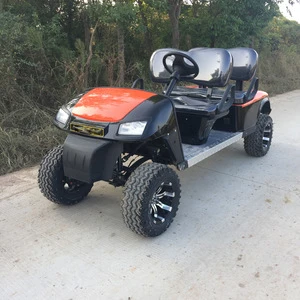 4 Wheel Drive Electric Golf Cart, Scooter,White Gas Sightseeing Cars