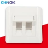 45 Degree Angled wall switch face plate for RJ45 Keystone Jacks 3m single faceplate