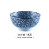 4.5 Inch Porcelain Bowls Japanese Style Wind Retro Series Suit for Fruit Snacks Rice Noodle Salad Condiments Side Dishes Ceramic