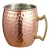 Import 450ml Single Wall Stainless Steel Hammered Moscow Mule Mug Copper Plated from China