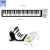Import 49 Keys Colorful Keyboard Silicon Flexible Hand Roll Up Piano Electronic Piano Built-in Speaker Enlightenment Music Gift from China