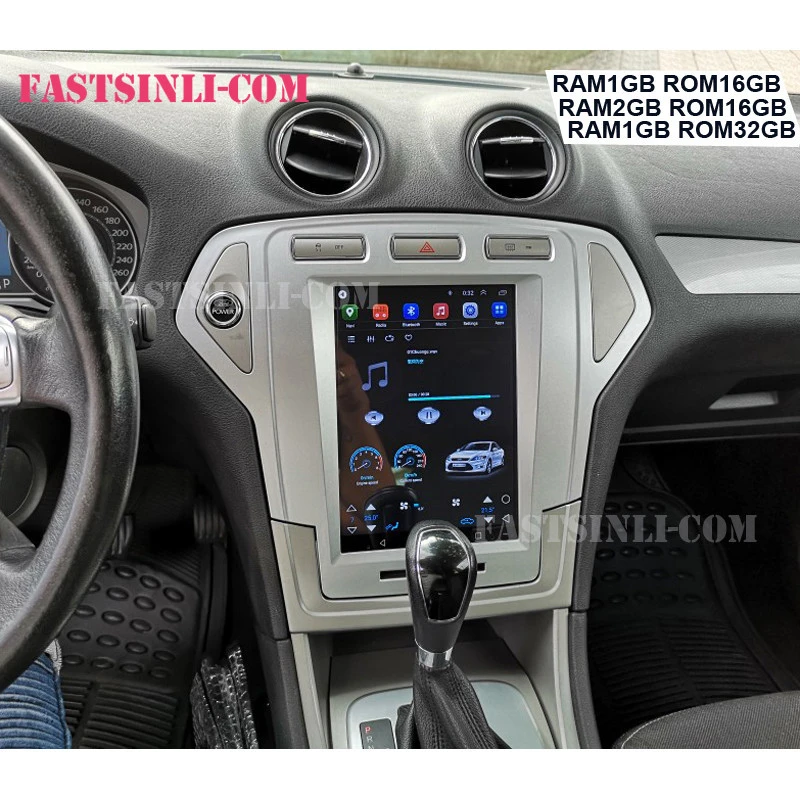 4GB64GB 4G Car GPS multimedia radio navigation radio 64GB Android Tesla style car GPS for Ford Mondeo 2013-2018