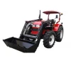 4wd compact utility tractor with backhoe front loader farm tractor